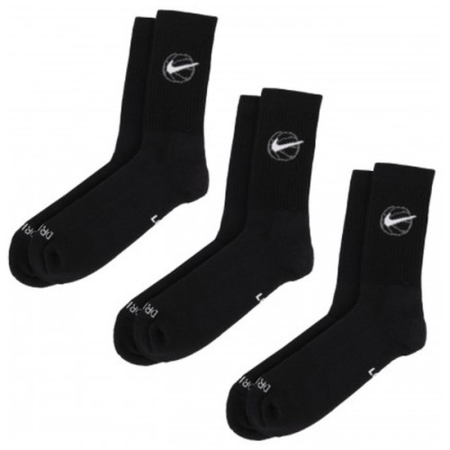 Шкарпетки Nike Crew Everyday Bball 3pr DA2123-010 42-46 3 пари Чорні (194499990987)