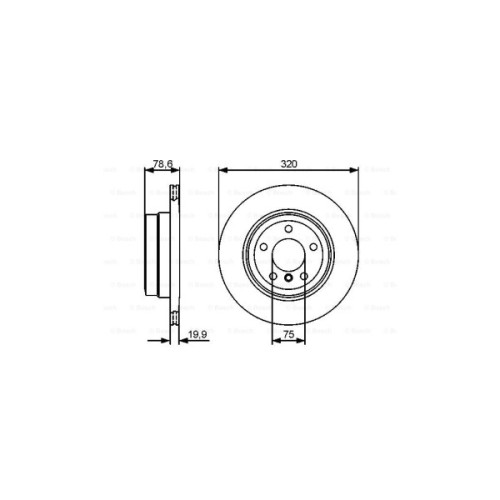 Гальмівний диск Bosch 0 986 479 442
