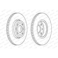 Гальмівний диск FERODO DDF1978
