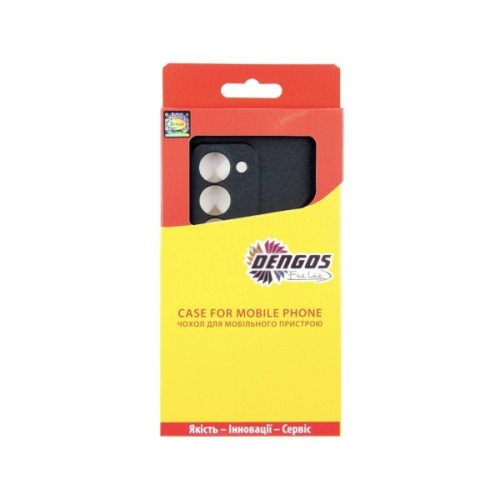 Чохол до мобільного телефона Dengos Carbon Kit for Xiaomi Redmi 15 4G case + glass Black (DG-KM-163)