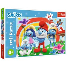 Пазл Trefl Maxi The Smurfs День смурфа 24 елемента (5900511143744)