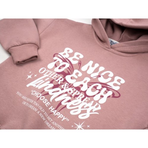 Спортивний костюм дитячий Smile флісовий (3560-116G-pink)