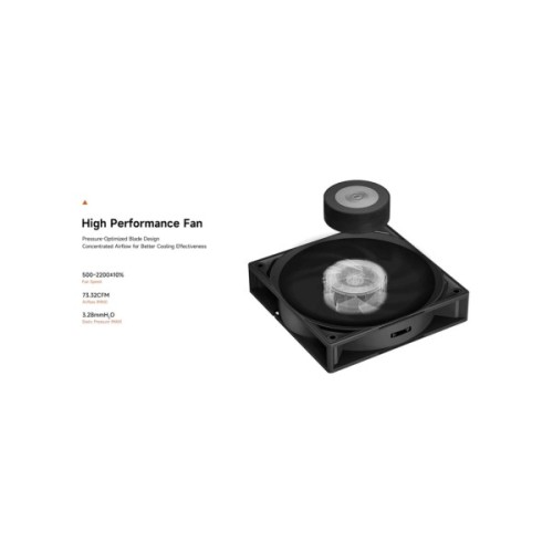 Кулер до процесора PcCooler Охолоджувач для процесора PсCOOLER RT500 BK чорний IntelLGA 115X/1200/ (RT500 BK)