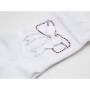 Шкарпетки дитячі BNM з бантиками зі страз (M0C0102-0808-5G-white)
