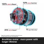 Шліфувальна машина Einhell Professional, TP-AG 18/125 CE Q Li-Solo, 18V, 4Ah, 125мм, 3000–10500об/хв, ЗП, 1.69кг (4431155K)