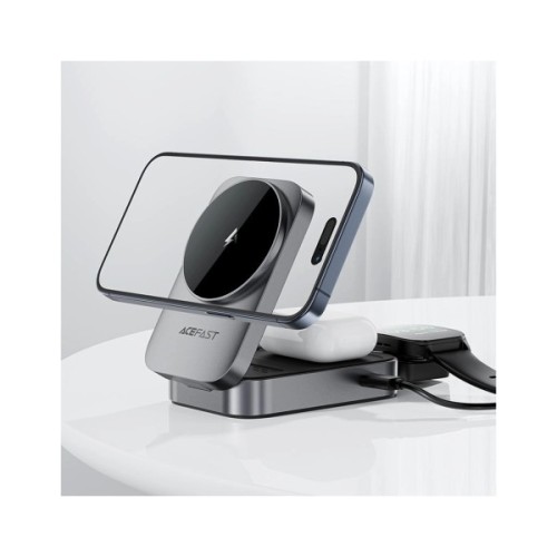 Зарядний пристрій Acefast Wireless QI 3-in-1 22.5W (6974316284079)