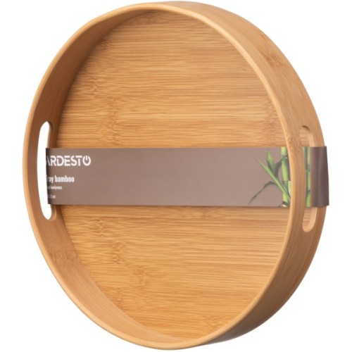 Таця Ardesto Midori, 30х5см, бамбук, кругла (AR1430BR)