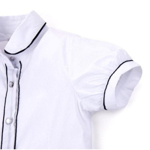 Блузка дитяча A-Yugi з коротким рукавом (1576-140G-white)