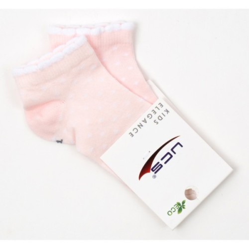 Шкарпетки дитячі BNM у крапку (M0C0201-0072-1G-peach)