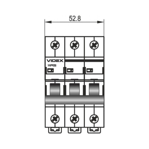 Вимикач навантаження Videx 3п 63А VF-RS-VN363 RESIST