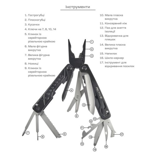 Мультитул Active Boa (GHK14)