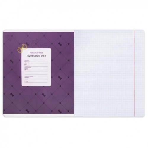 Зошит Yes Luxure doggy А5 24 аркушів клітинка (767539)