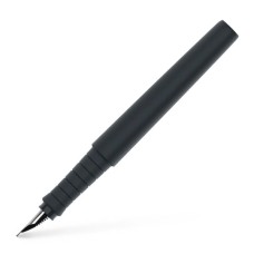 Ручка пір'яна Faber-Castell POLY Fountain Pen Black, колір корпусу чорний, перо F (0,5 мм) (32995)