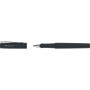 Ручка пір'яна Faber-Castell POLY Fountain Pen Black, колір корпусу чорний, перо F (0,5 мм) (32995)