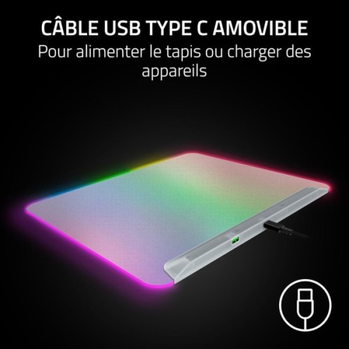 Килимок для мишки Razer Firefly V2 Pro Phantom White (RZ02-04920400-R3M1)