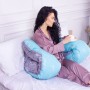 Подушка MirSon для вагітних і відпочинку Naturale Line Print №8005 U-подібна Tulio (2200006178231)