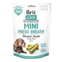 Ласощі для собак Brit Care Mini Treats Fresh Breath для малих порід для зубів і свіжості подиху 7 шт/120 г (8595602578580)