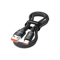 Дата кабель USB 2.0 AM to USB-C 1.0m 120W black Essager (EXC120-CG01-P)
