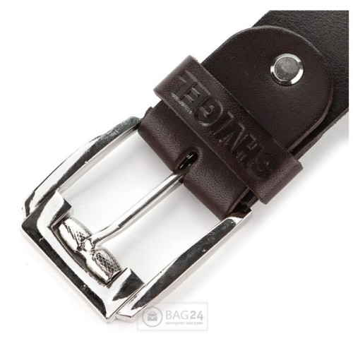 Ремінь Shvigel Чоловічий з натуральної шкіри (13785)