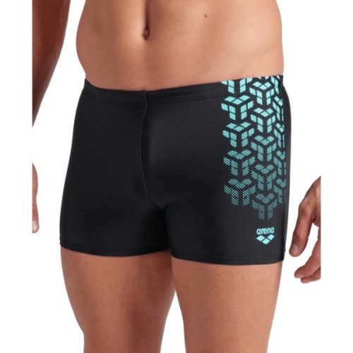 Плавки Arena Kikko V Swim Short 006703-508 чорний, зелений 80 (3468337491187)