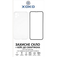 Чохол до мобільного телефона XoKo Ultra Thin Proof + Glass Full Cover Ultra-Thin iPhone 14 Pro Max Black (XK-CS-ULT-AP-IP14PM)