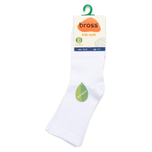 Шкарпетки дитячі Bross однотонні (10122-5-white)