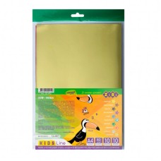 Кольоровий папір ZiBi А4, фольгована 10 листів/10 кольорів (ZB.1912)