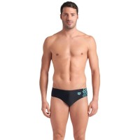 Плавки Arena Kikko V Swim Briefs 006750-508 чорний, бірюзовий 90 (3468337491590)