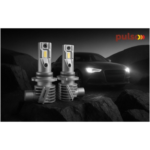 Автолампа PULSO LED-chips 7535/9-18v/2x28w/6000Lm/6500K (M6-HB4)