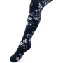 Колготки дитячі BNM з квітами (M0C0301-1213-5G-blue)