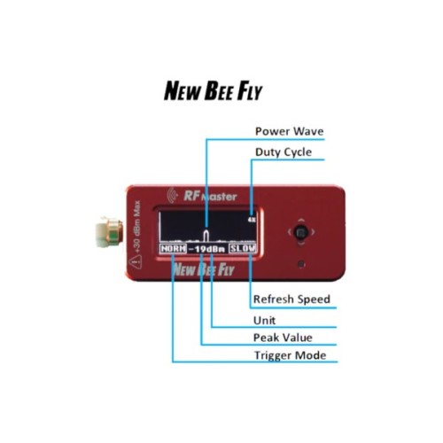 Вимірювач потужності NEW BEE FLY RF Master + 5W 6GHz 6dB attenuator (RF-master)