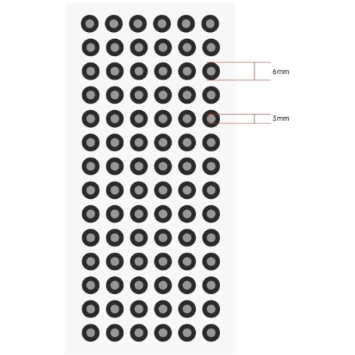 Запчастина для 3D-принтера Creality Scanner Reflective Marker Dots 3mm, 840pcs (4007010190)