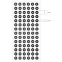 Запчастина для 3D-принтера Creality Scanner Reflective Marker Dots 3mm, 840pcs (4007010190)