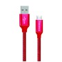 Дата кабель USB 2.0 AM to Micro 5P 1.0m 2.1А red ColorWay (CW-CBUM002-RD)