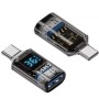 Перехідник OTG USB 3.2 AF to USB-C M 10Gbps QC 36W with display XoKo (AC-322UTC)