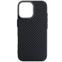 Чохол до мобільного телефона Armorstandart LikeCarbon2 MagCase Apple iPhone 17 Carbon Black (ARM86257)