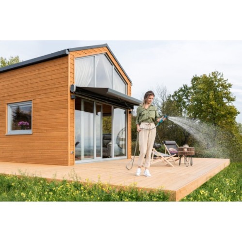 Шланг для поливу Cellfast 7.5-22.5м, зрошувач, комплект підключення, 1/2-3/4" (19-047)