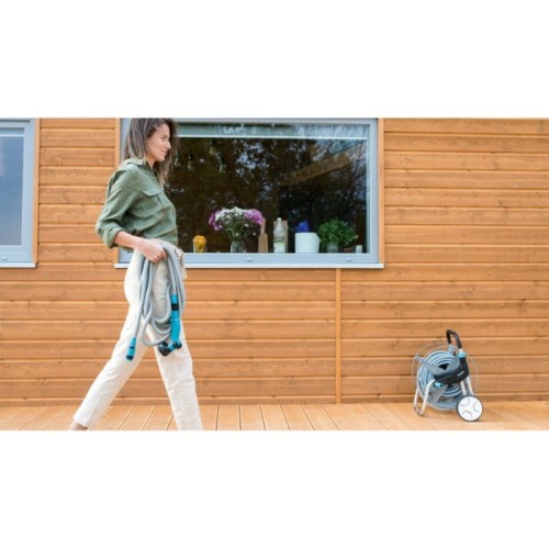 Шланг для поливу Cellfast 7.5-22.5м, зрошувач, комплект підключення, 1/2-3/4" (19-047)