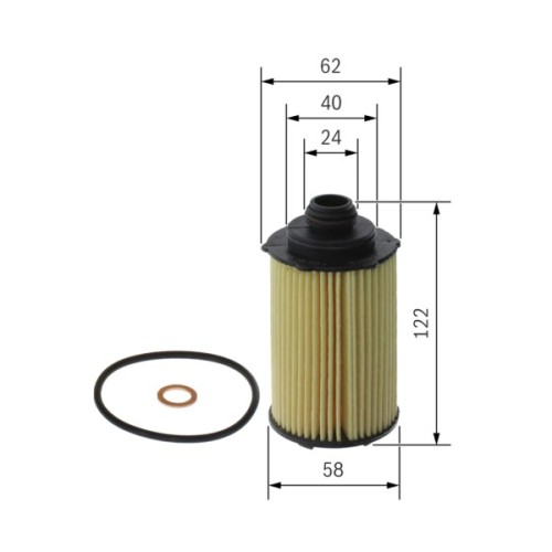 Фільтр масляний Bosch F026407348