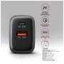 Зарядний пристрій AXAGON 1xUSB-C PD67W + 1xUSB QC4+ PPS display gray (ACU-PQ67D)
