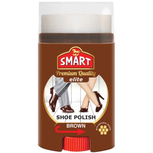 Крем для взуття Smart Shoes Elite Коричневий 60 мл (8697422822680)