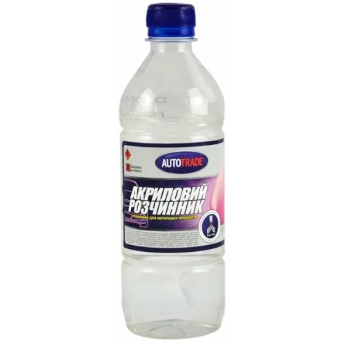 Розчинник для автофарби Autotrade акриловий 0,5л