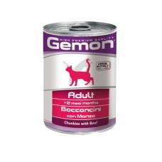 Консерви для котів Gemon Cat Wet Adult яловичина 415 г (8009470300704)