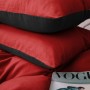 Постільна білизна MirSon 002-009 Black/Red Фланель 2 x 160 x 220 Сімейний Євро (2200009656576)