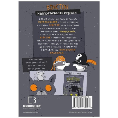 Комікс Вінстон. Найпотаємніші справи: Корабель-привид - Фрауке Шойнеманн BookChef (9786175482193)