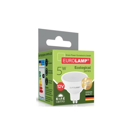 Лампочка Eurolamp LED SMD MR16 5W GU5.3 4000K 12V (LED-SMD-05534(12)(P))