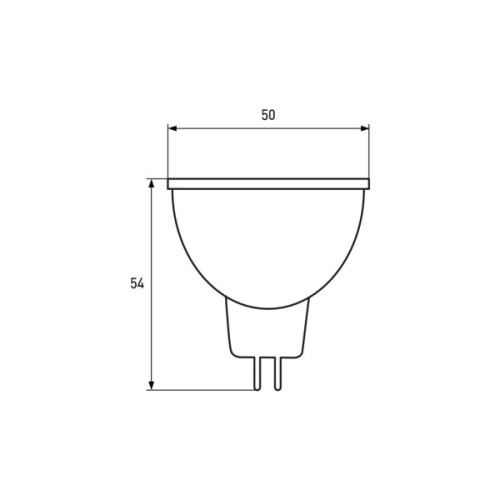 Лампочка Eurolamp LED SMD MR16 5W GU5.3 4000K 12V (LED-SMD-05534(12)(P))