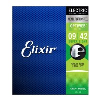 Струни для гітари Elixir 19002 Optiweb Nickel Plated Steel Super Light (09-42) (283941)