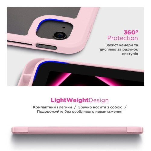 Чохол до планшета Armorstandart Y-Type PEN Samsung Galaxy Tab S9+ / S9 FE+ / S10+ Pink (ARM85528)