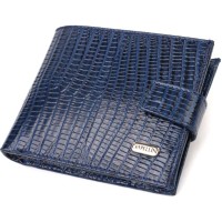 Гаманець Canpellini З натуральної шкіри Синій (21887)